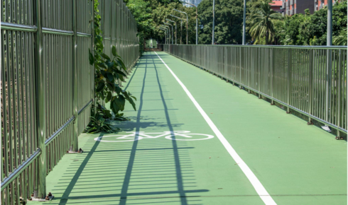 cycle track flooring